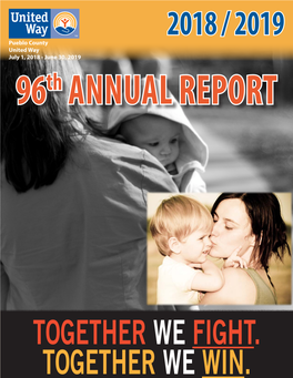 Pueblo County United Way July 1, 2018 - June 30, 2019 96Th ANNUAL REPORT