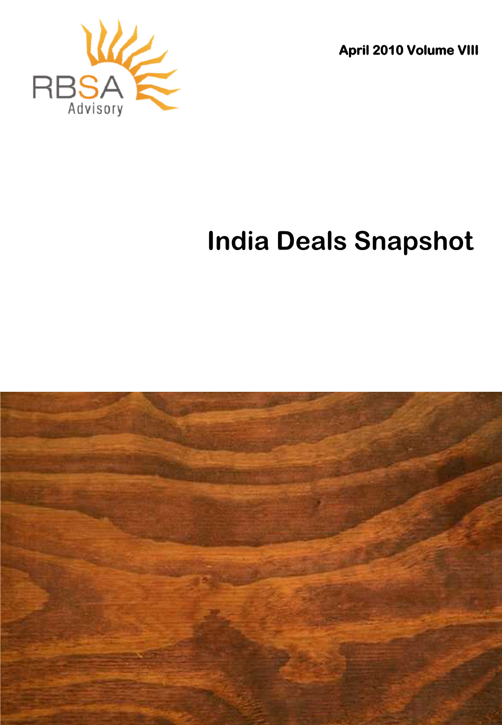 India Deals Snapshot Mergers & Acquisitions Update