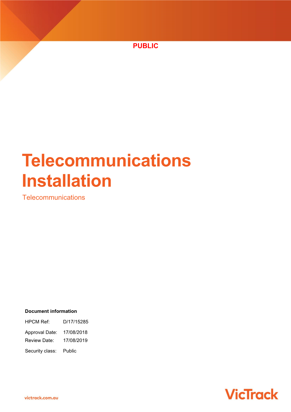 Telecommunications Installation Telecommunications