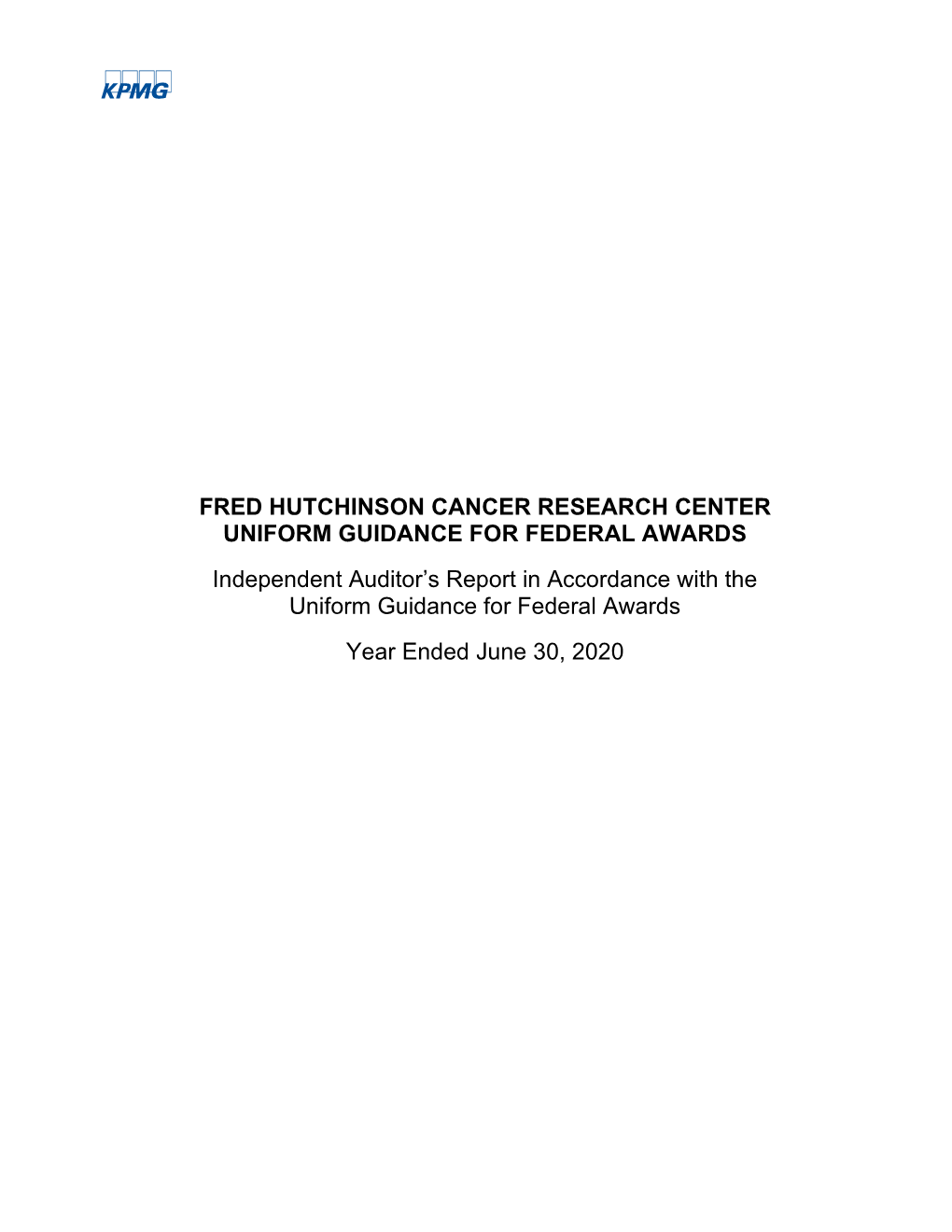 Fred Hutchinson Cancer Research Center Uniform