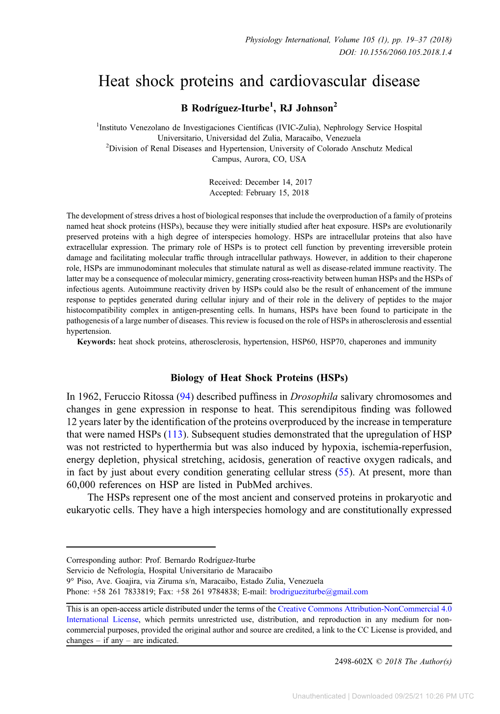 Heat Shock Proteins and Cardiovascular Disease