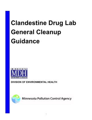 Clandestine Drug Lab General Cleanup Guidance
