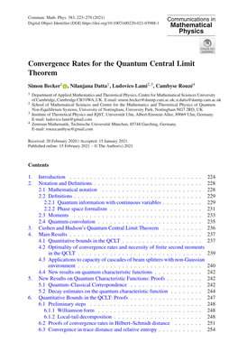 Convergence Rates for the Quantum Central Limit Theorem