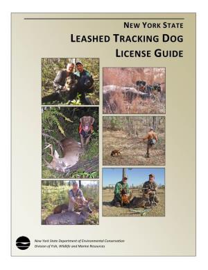 New York State Leashed Tracking Dog Guide