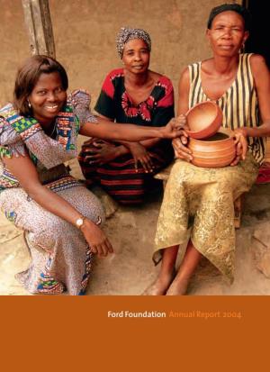 Ford Foundation Annual Report 2005