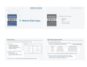 9. Abstract Data Types