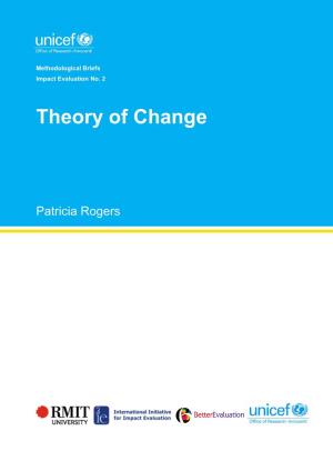 Methodological Brief No.2: Theory of Change