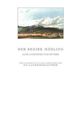 Der Bezirk Mödling