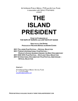 Islan-Pres Pressbook 120105.Pdf