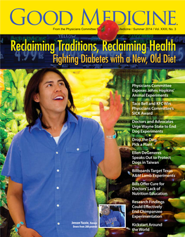 Reclaiming Traditions, Reclaiming Health Fighting Diabetes with a New, Old Diet