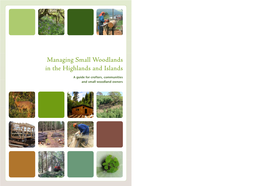Managing Small Woodlands in the Highlands and Islands