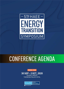 Agenda 5Th Energy Transition