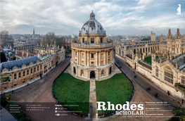 Rhodes Scholar Magazine