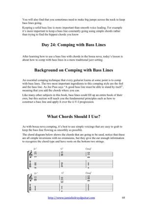 To View a Few Sample Pages of 30 Days to Better Jazz Guitar Comping