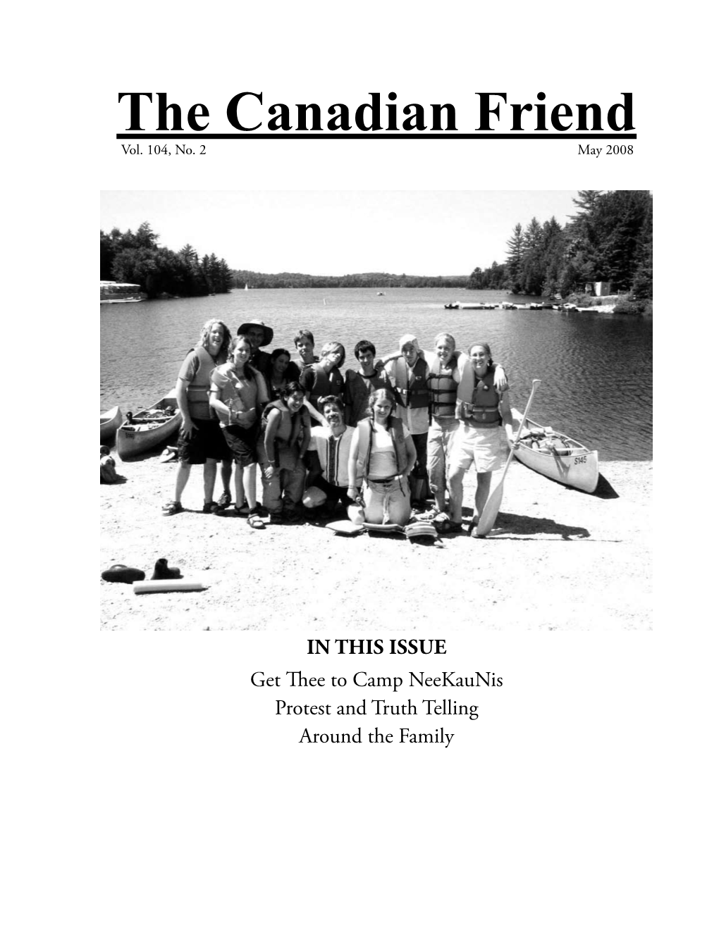 The Canadian Friend Vol