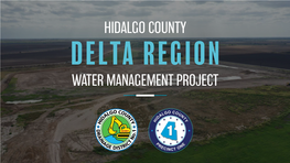 Hidalgo County Water Management Project