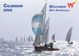 Calendar Wayfarer 2008 50Th Anniversary 50 January 1 Tue 17 Thur 2 Wed 18 Fri JANUAR JANUARI 3 Thur 19 Sat Wayfarer W1 Still Racing, Still Winning