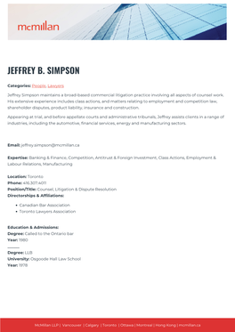 Jeffrey B. Simpson