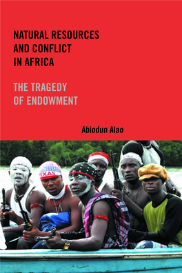 Natural Resources and Conflict in Africa: the Tragedy of Endowment