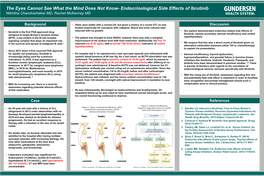 Endocrinological Side Effects of Ibrutinib Nikhitha Chandrashekar MD, Rachel Mckenney MD