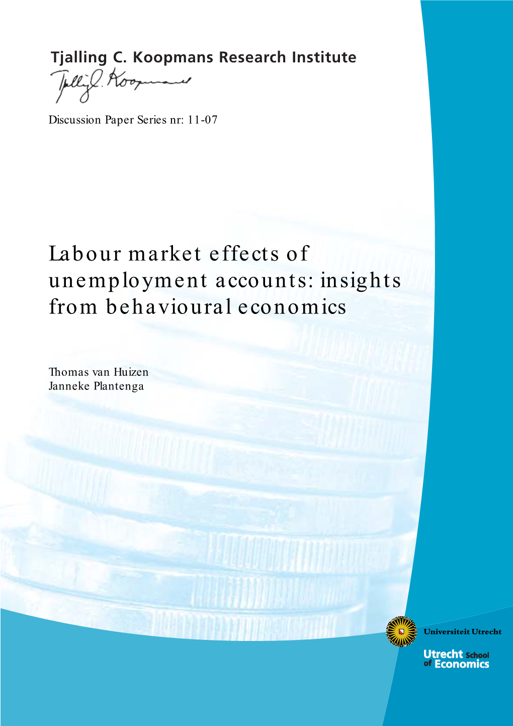 Labour Market Effects of Unemployment Accounts: Insights from Behavioural Economics