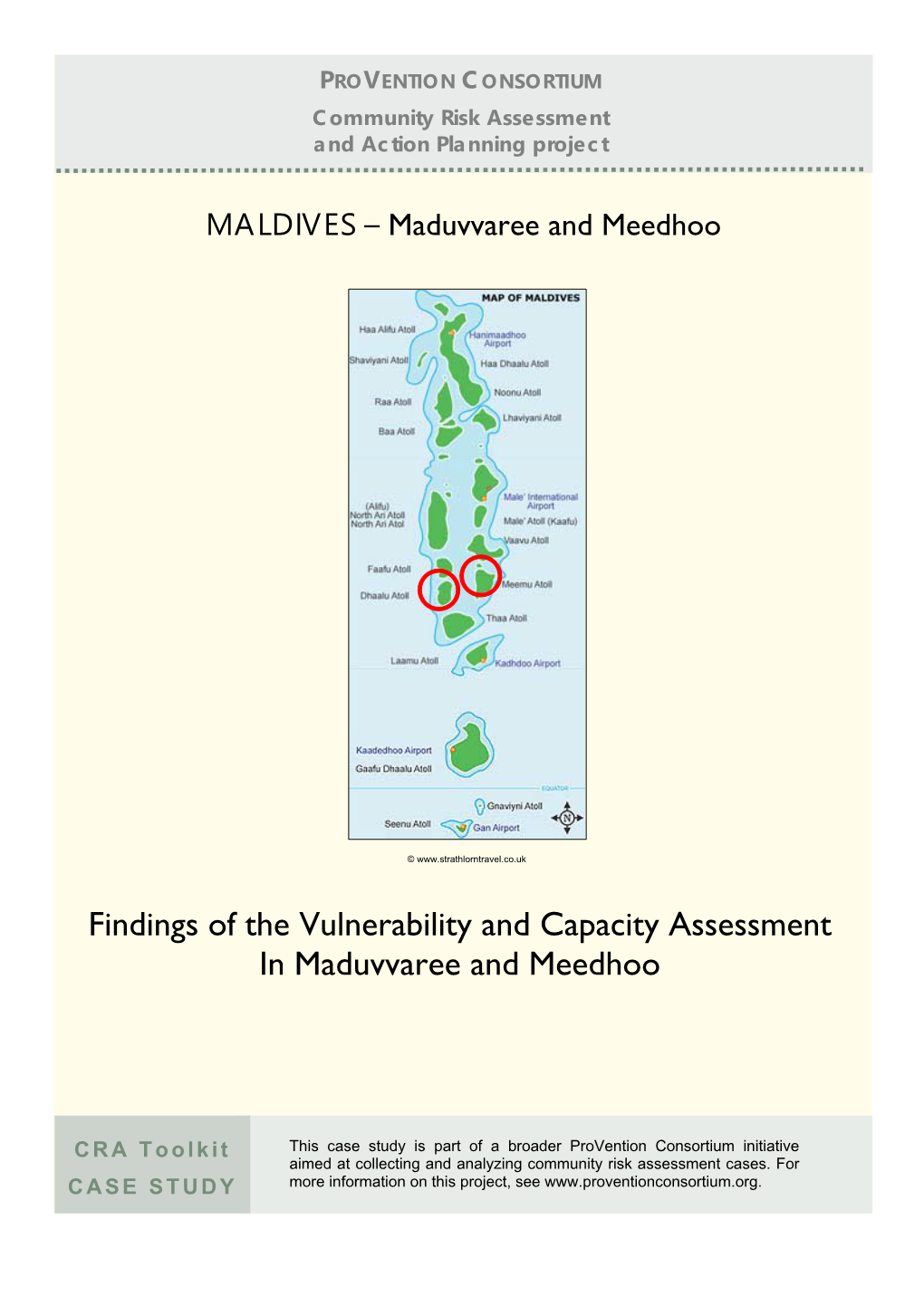 Findings of the Vulnerability and Capacity Assessment in Maduvvaree and Meedhoo
