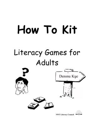 Literacy Games for Adults