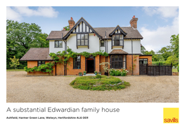 A Substantial Edwardian Family House