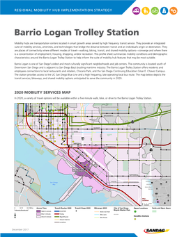 Barrio Logan Trolley Station