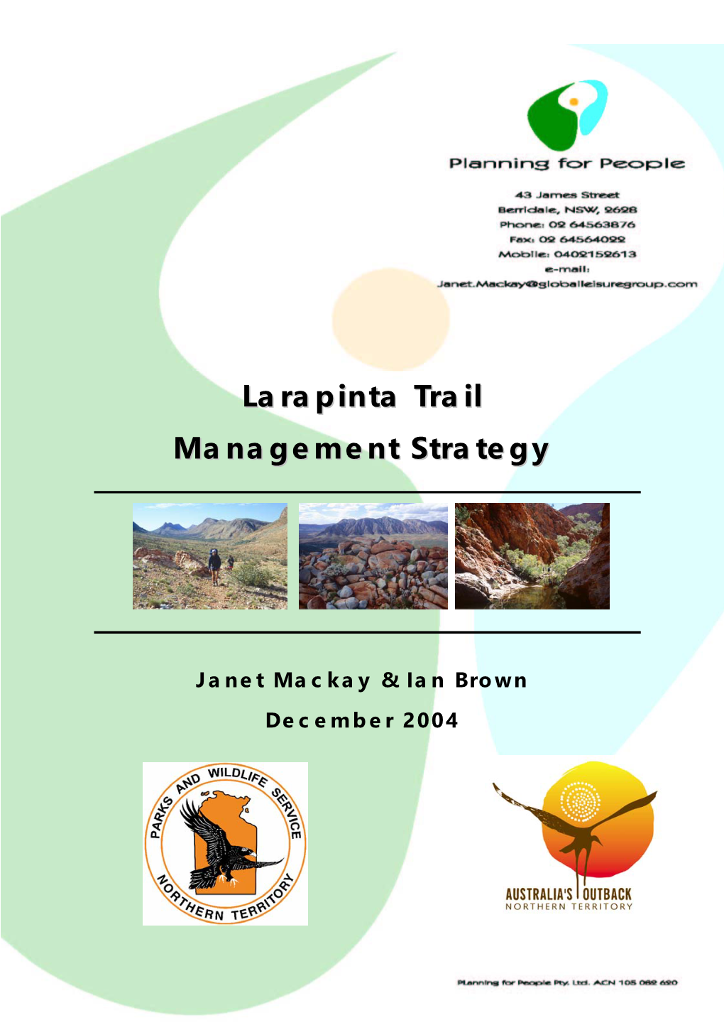 Larapinta Trail Management Strategy