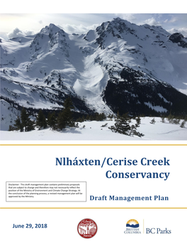 Nlháxten/Cerise Creek Conservancy
