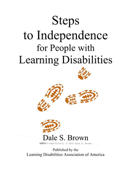 Steps to Independence for People with Learning Disabilities