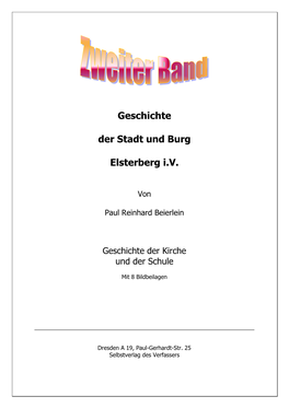 Chronik Elsterberg/V. Band II