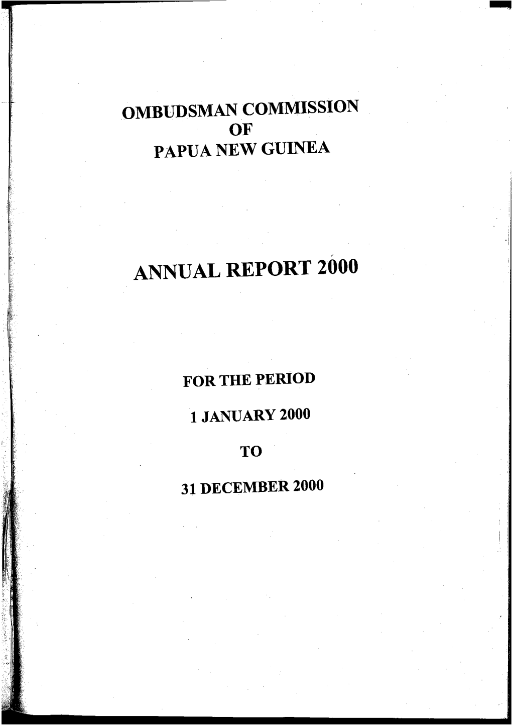 Annual Report 2000