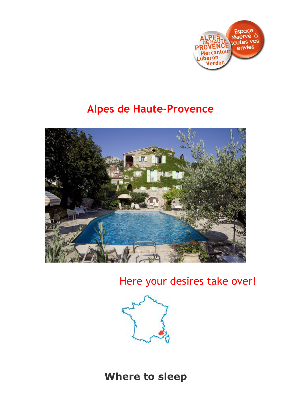 Hotels Et Chambre D'hotes Huate Provence
