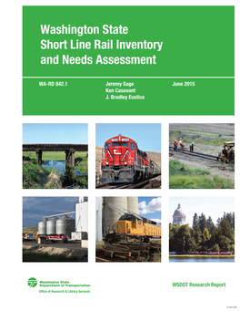 Washington State Short Line Rail Inventory and Needs Assessment