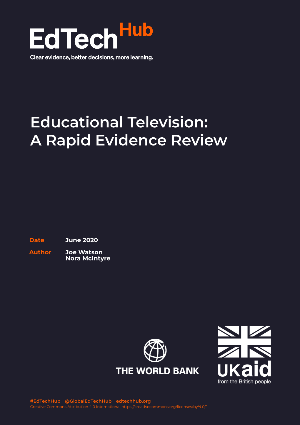Educational Television: a Rapid Evidence Review