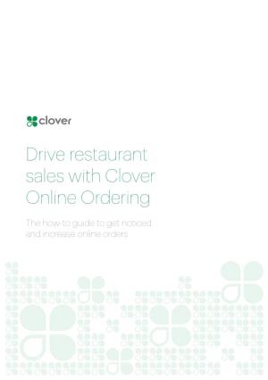 Drive Restaurant Sales with Clover Online Ordering