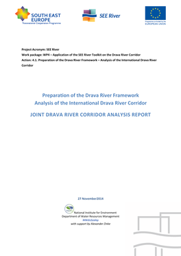 Joint Drava River Corridor Analysis Report