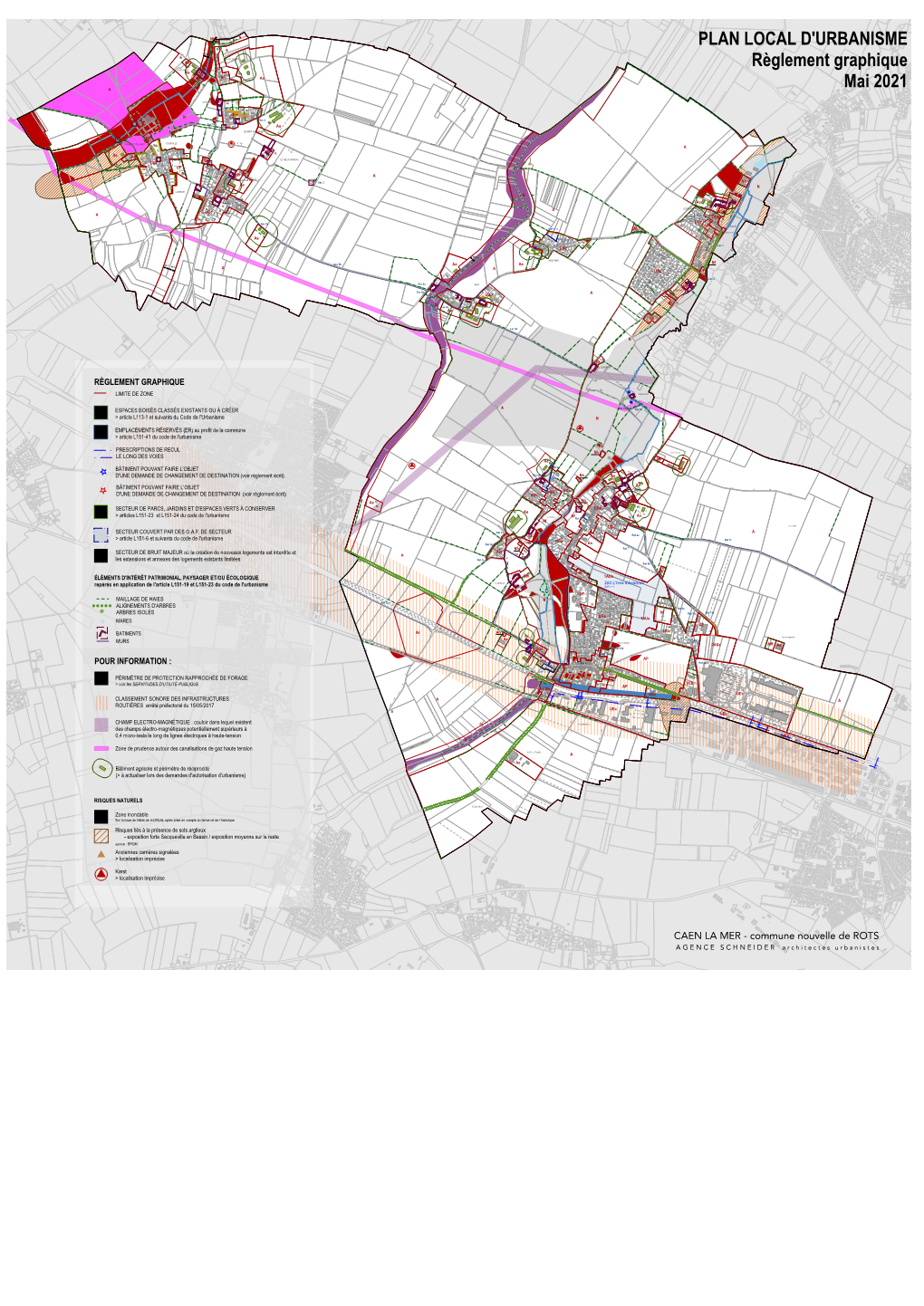 PLAN LOCAL D'urbanisme Règlement Graphique Mai 2021