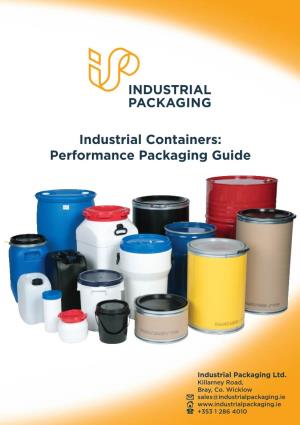 Industrial Containers: Performance Packaging Guide