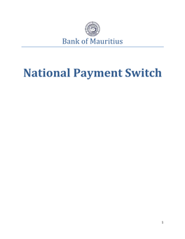 National Payment Switch
