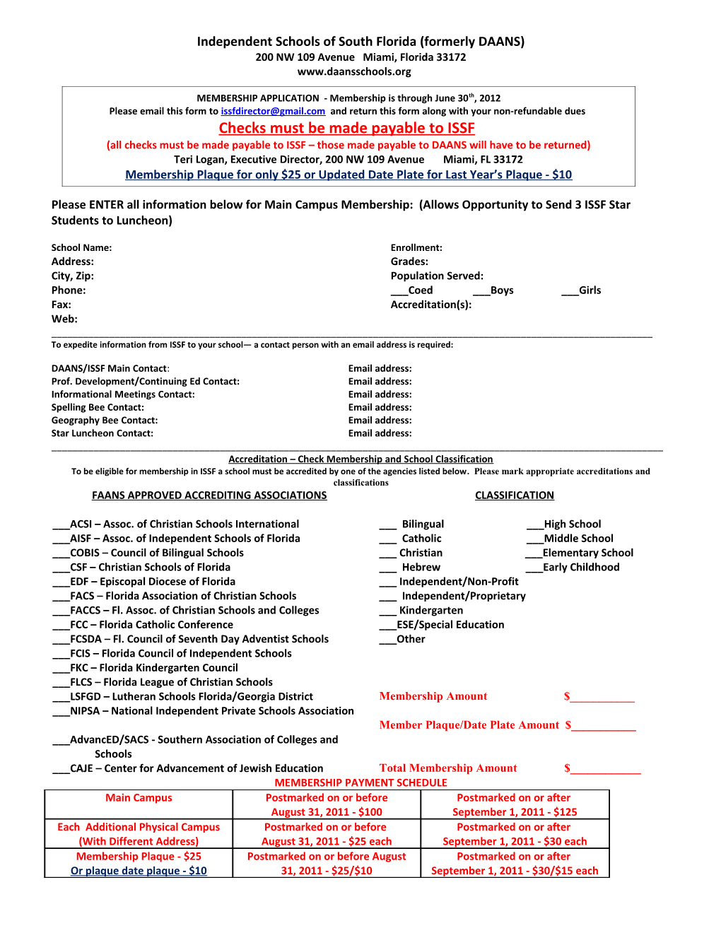 Dade Association of Academic Nonpublic Schools