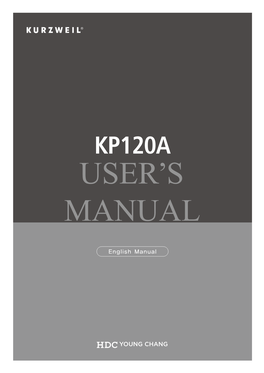 KP120A User's Manual