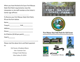Fort Massac State Park Booklet