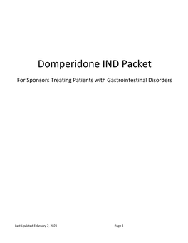 Domperidone Packet