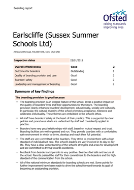 Earlscliffe (Sussex Summer Schools Ltd)