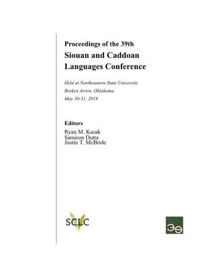 Siouan and Caddoan Languages Conference