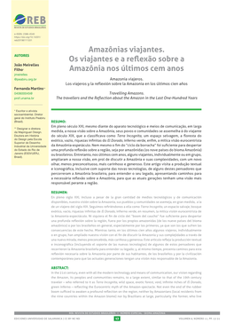 Amazônias Viajantes. Os Viajantes E a Reflexão Sobre a Amazônia Nos Últimos Cem Anos João Meirelles Filho - Fernanda Martins