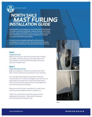 Mast Furling Installation Guide